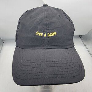 Outerknown Econyl Recycled Fiber Black Baseball Cap Give A Dam Casual Outdoors